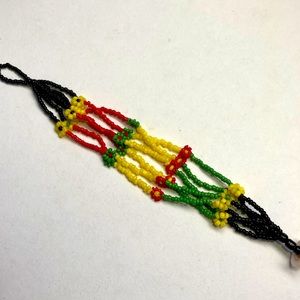 Rasta coloured bracelet